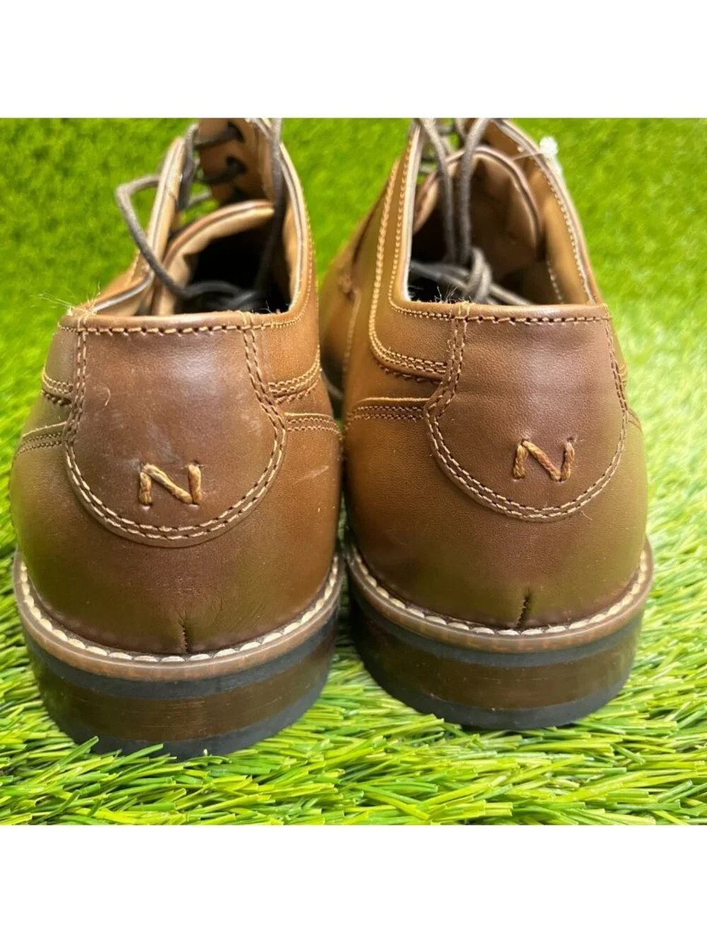 Nunn Bush Westwood Mens Size 10 Brown Casual Classic Leather Oxford Dress Shoes